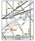 グランキューブ大阪印刷用アクセスマップ