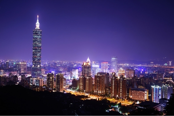 Taipei Taiwan Skyline