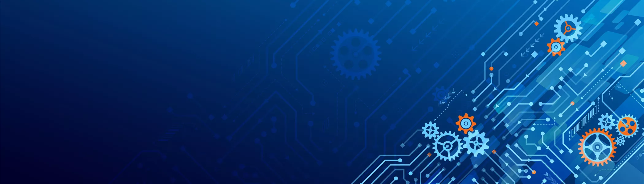 Blue Circuit Hero banner 3500 pixel