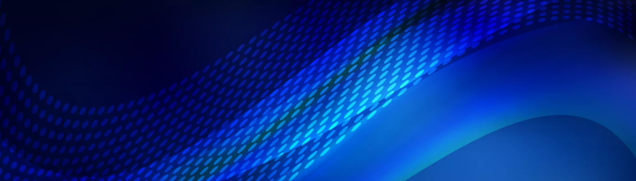blue wavy field
