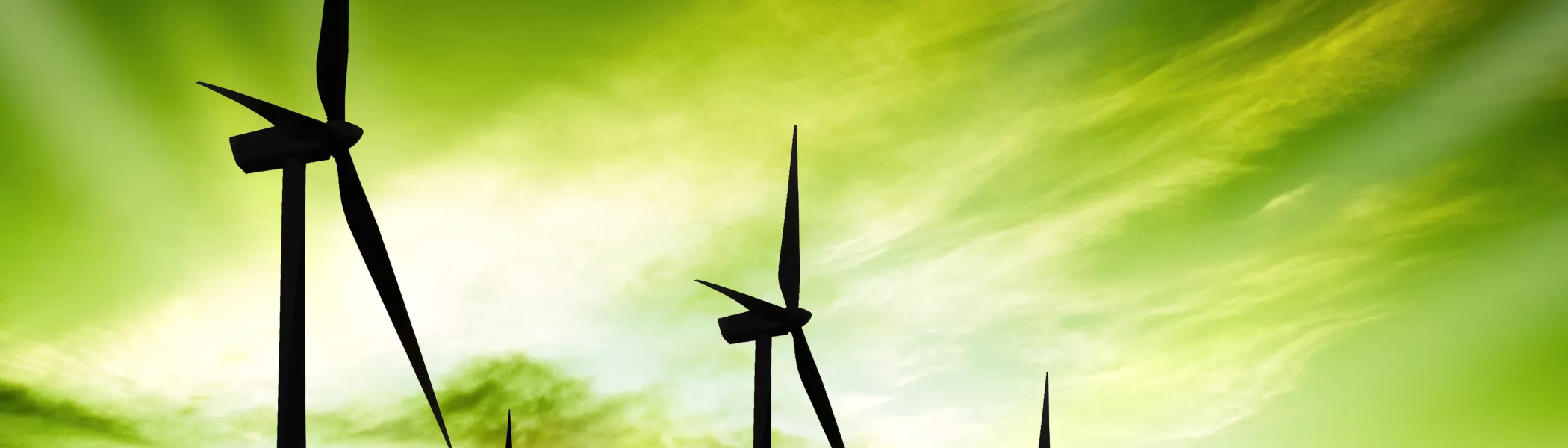 Energy windmills banner