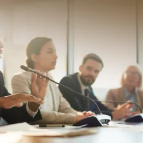 SEMI serves as the voice of the microelectronics industry and represents the collective interests on a variety of public policy issues ranging from trade and tax to workforce development and R&D funding.