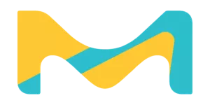 Merck Vibrant M yellow and turquoise