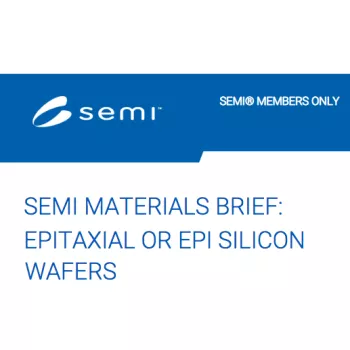 SEMI Equipment Brief: Epitaxial