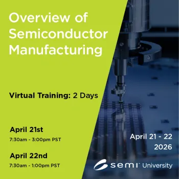 Overview of Semiconductor Mfg 4/21