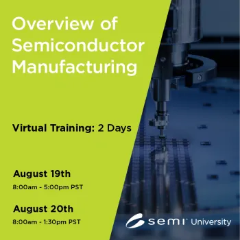 Overview of Semiconductor Mfg.