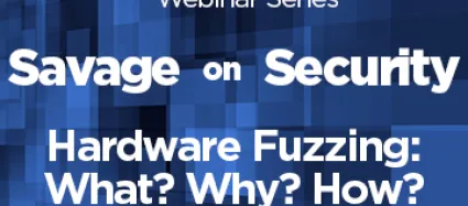 Savage on Security Webinar 2 Event 