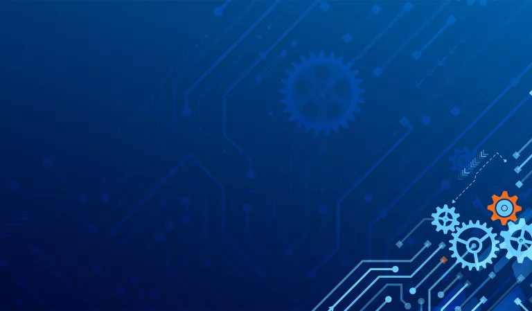Blue Circuit Hero banner 3500 pixel
