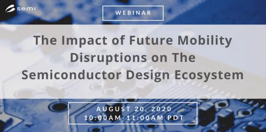 The impact of future mobility disruptions on the semiconductor design ecosystem