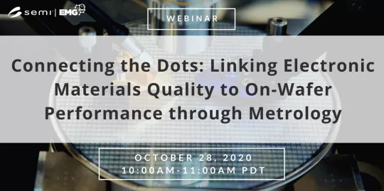 Linking Electronic Materials Quality On-Wafer Performance through Metrology