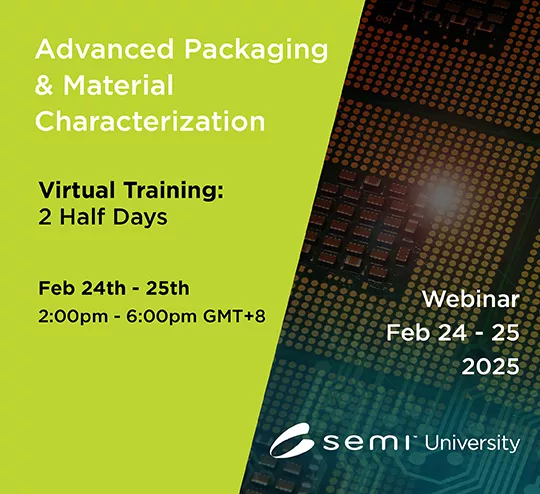 Adv. Packaging and Material Characterizations for Microelectronics