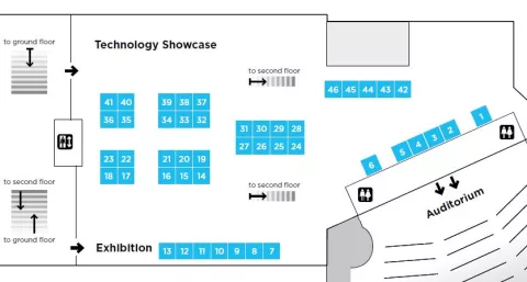 Floor plan MEMS and Imaging Sensors Summit 2019