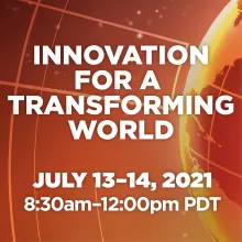 Innovation for a Transforming World | July 13-14, 2021