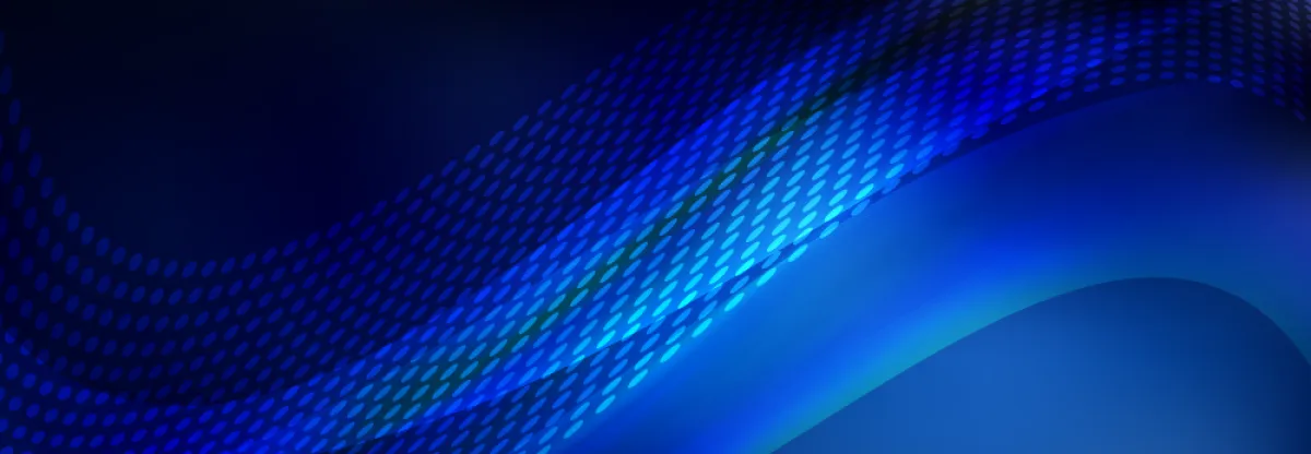 blue wavy field