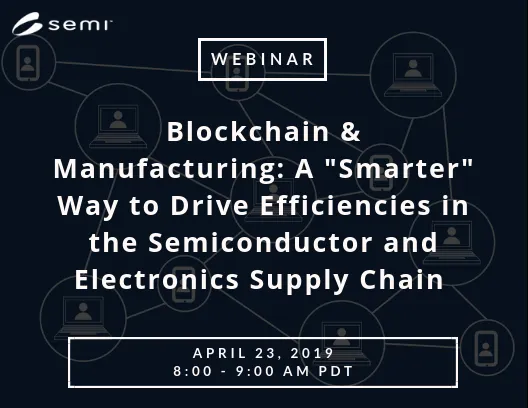Big Data Blockchain and manufacturing webinar