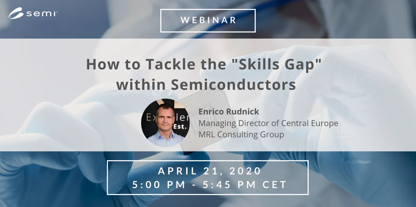 SEMI Europe MRL Consulting Workforce Development Webinar