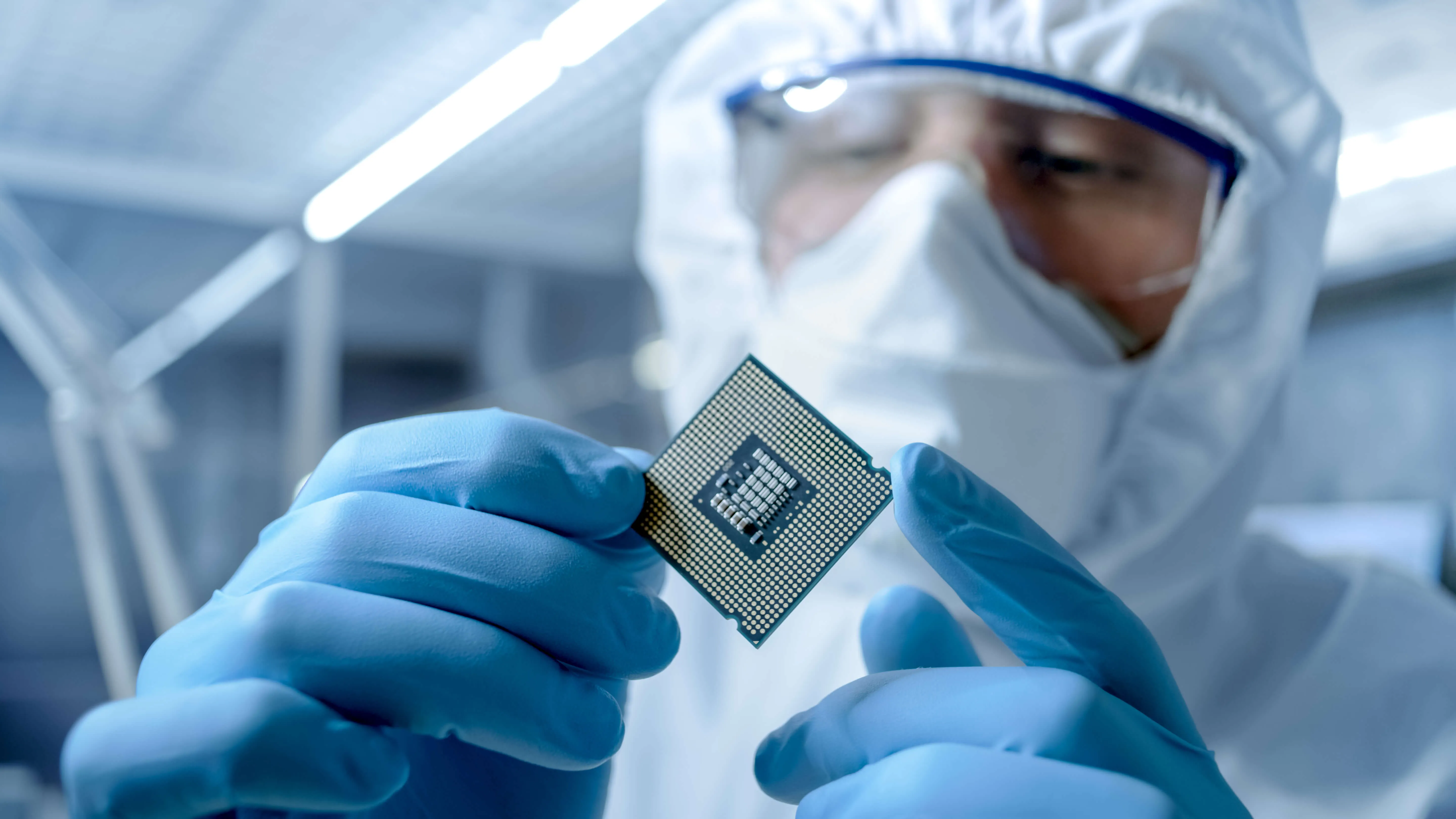 Man with IC Chip