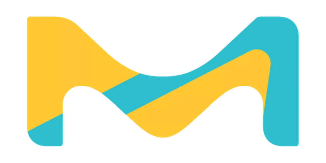 Merck Vibrant M yellow and turquoise