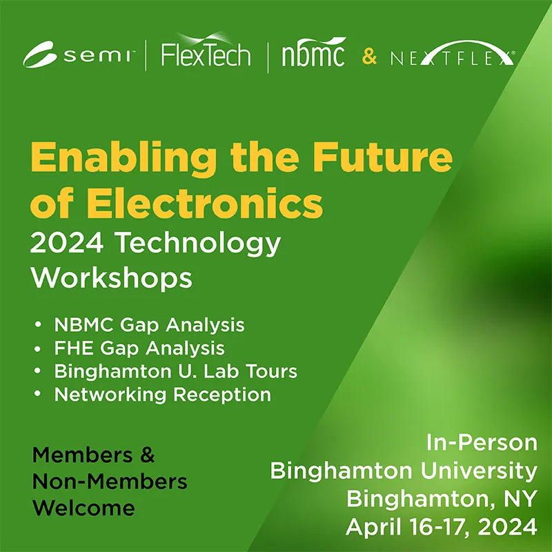 2024 Technology Workshops Enabling the Future of Electronics