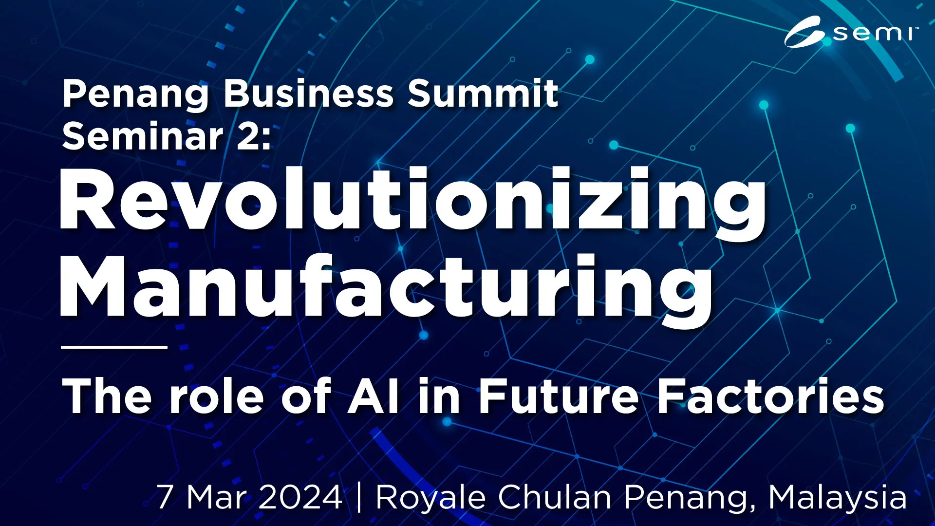 Seminar 2: Revolutionizing Manufacturing