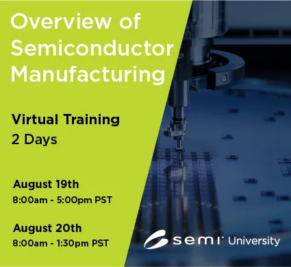 Overview of Semiconductor Mfg 8/19