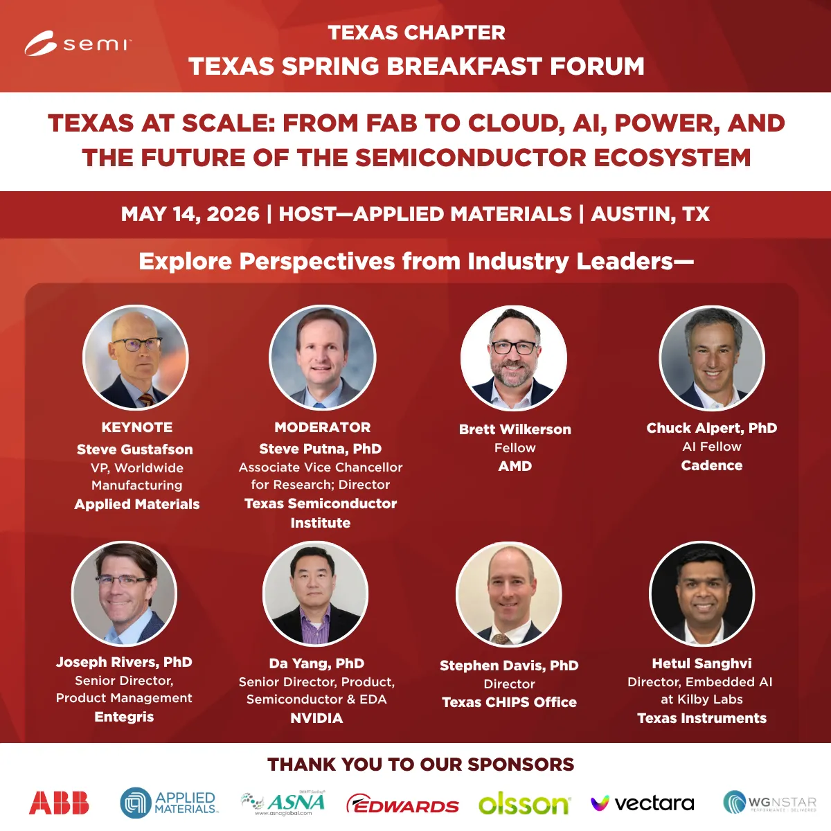 Texas Spring Breakfast Forum Social Media Post 2 of 2