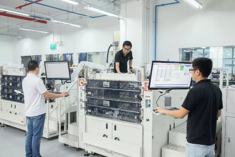 AEM Chip Test and Handling System