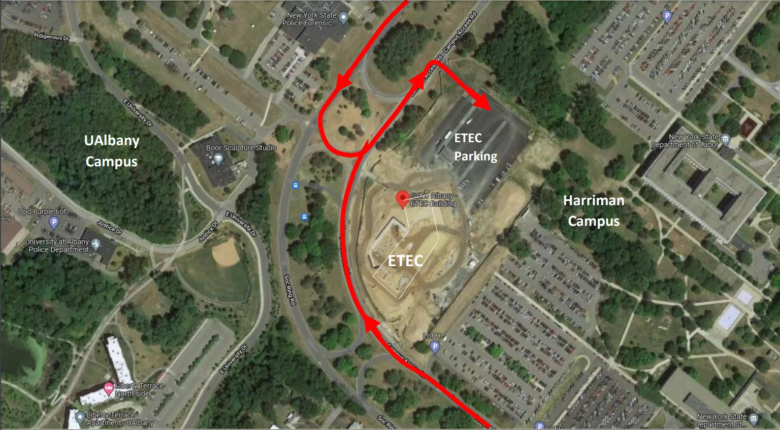 Aerial View of ETEC
