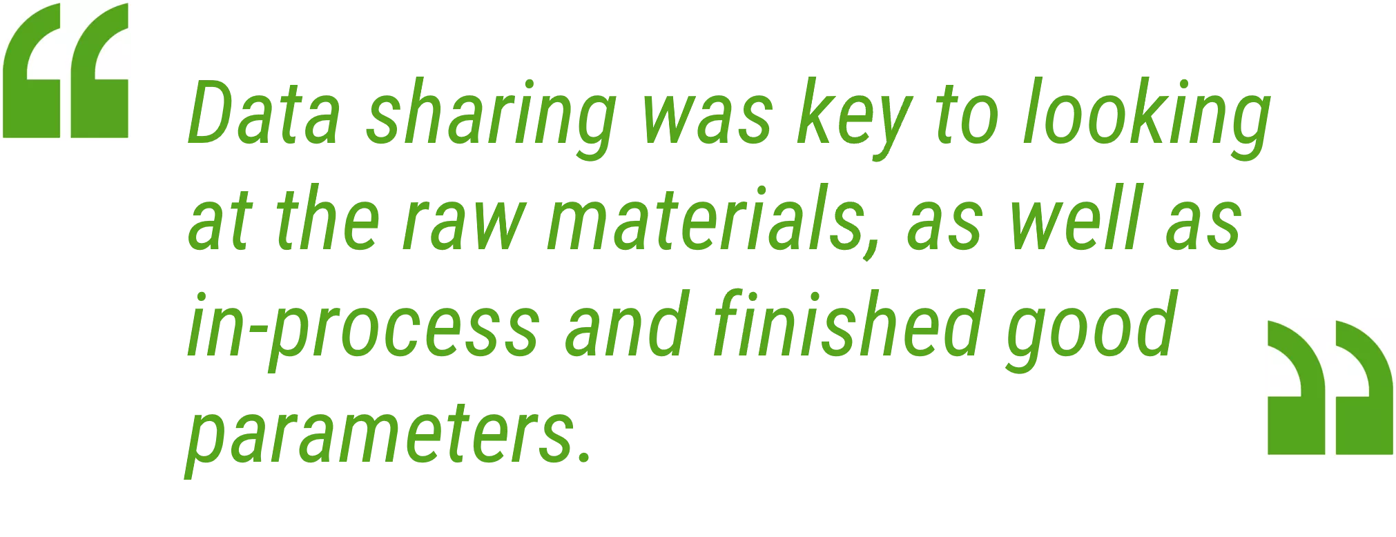 Smart Manufacturing pull quote