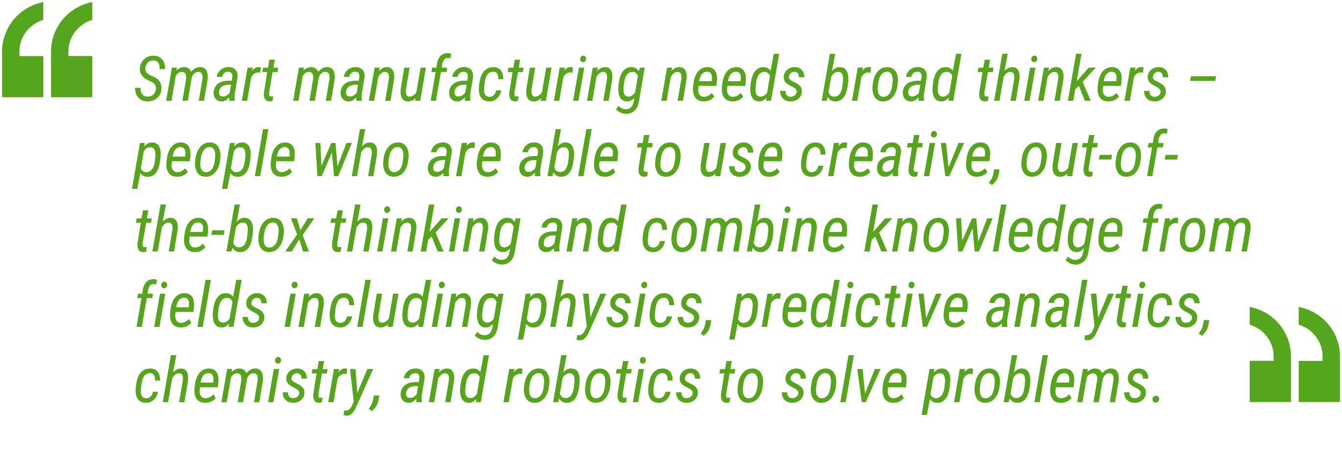 Smart Manufacturing