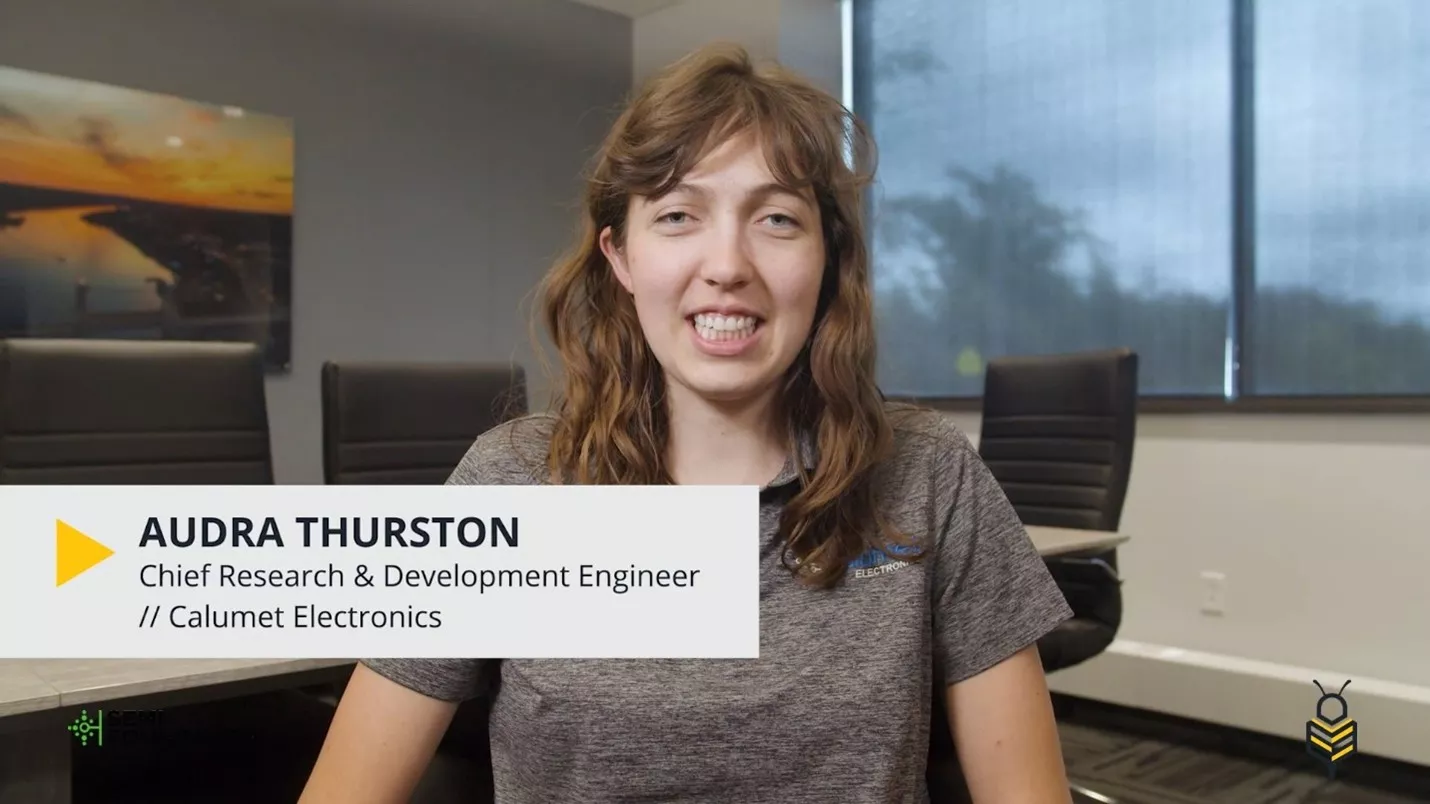 Audra Thurston with Calumet Electronics