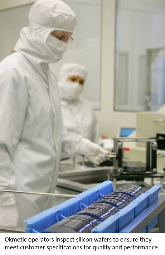 Okmetic wafers